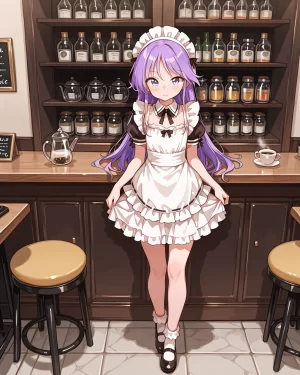 女仆咖啡厅打工的小男娘